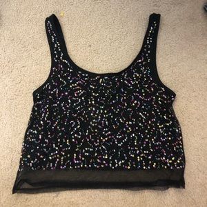 embellished tank top